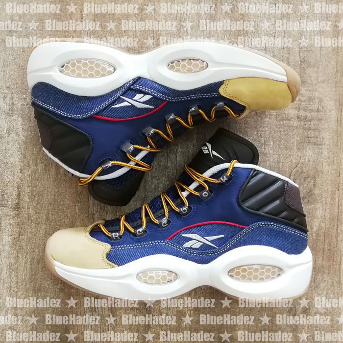 reebok question low femme blanche