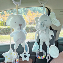 Baby stroller pendant newborn bed bell rattle hanging wind chime infant cradle comfort doll educational toy