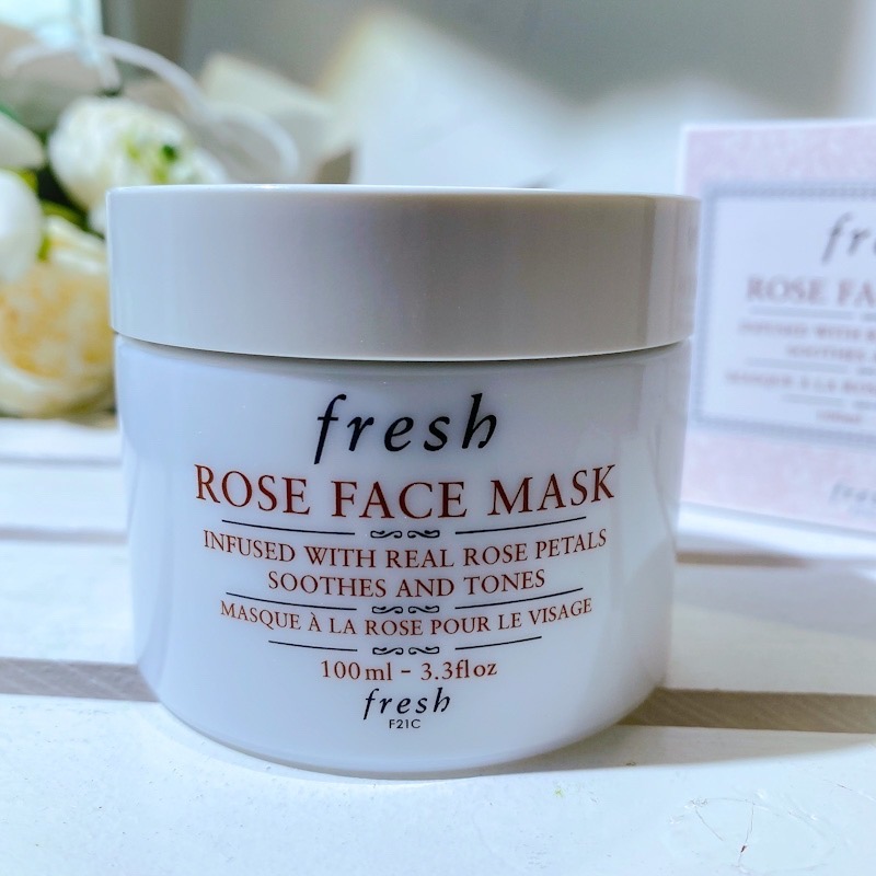 French Fresh Fullflower Pic Rose Petal Soothing Moisturizing Moisturizer Moisturizing Mask 100ml Pregnant Woman available