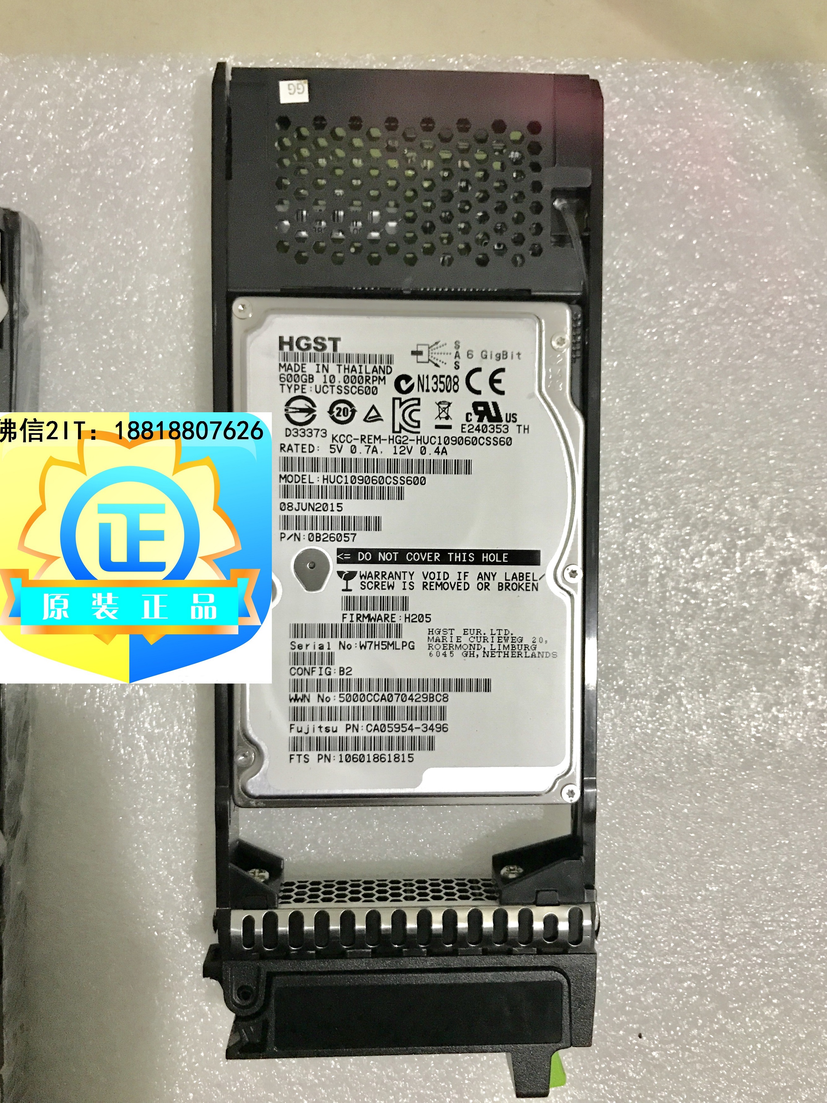 FUJITSU CA07339-E696 CA05954-3496 600G 10K 10K SAS DX90S2 original dress