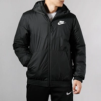 YS Nike Nike cotton cotton quần áo nam 2018 mùa đông mới quần áo thể thao giản dị trùm đầu áo ấm 928862-010 - Quần áo độn bông thể thao áo phao cho bé gái