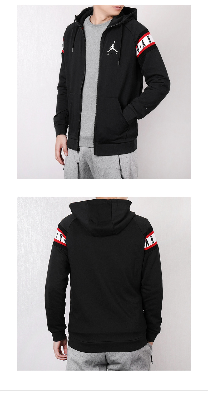 Áo khoác nam NIKE Nike mùa đông cộng với quần áo thể thao nhung ấm áp áo len trùm đầu giản dị 886045-010 áo gió chạy bộ
