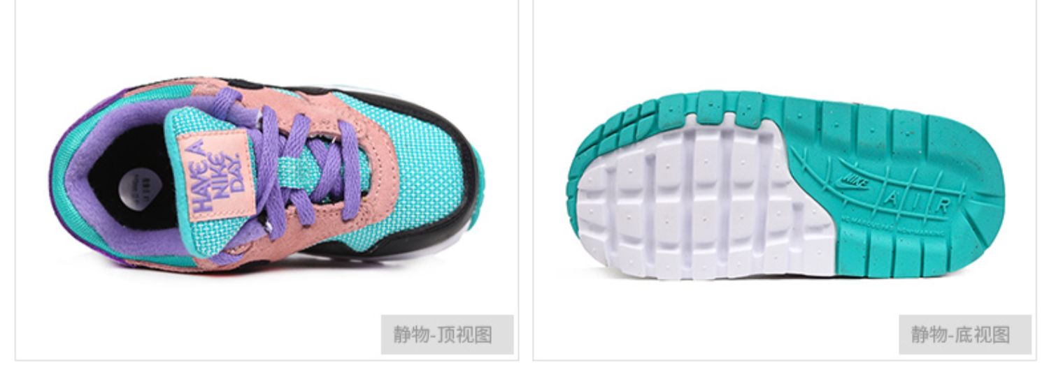 NIKE Nike đệm khí đệm cho bé trai và bé gái giày thường 2019 giày thể thao mới cho trẻ em giày chạy bộ BQ7214 - Giày dép trẻ em / Giầy trẻ bitis trẻ em