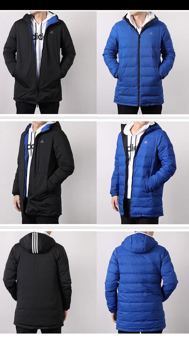 Adidas adidas nam down jacket 2018 thu đông mới diện đồ thể thao cotton dày áo khoác cotton ấm áp áo phao lông vũ trẻ em