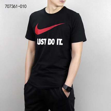 NIKE耐克体恤男装2018夏季新款针织短袖运动