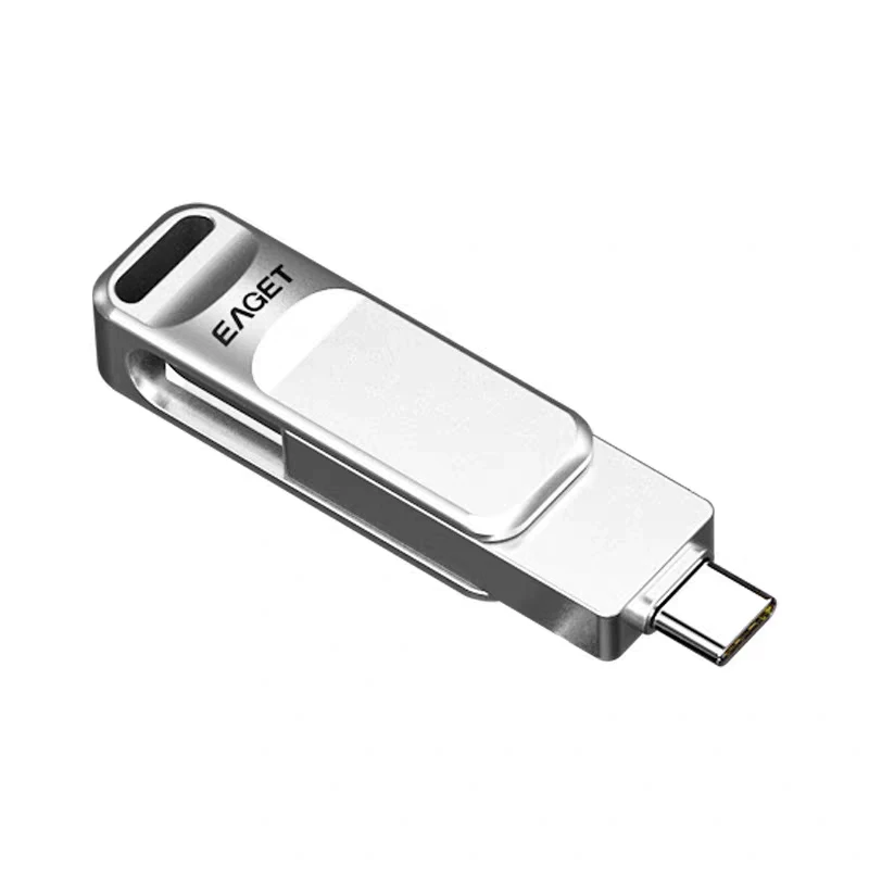 OTG для мобильного телефона Yijie U-диск CF20 двойной интерфейс Type-C компьютер USB3.2 двойного использования вращающийся металлический 64Г