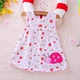 Mùa hè bé gái mặc váy cotton 3 treo 6-12 tháng công chúa váy kho báu 0-2 tuổi