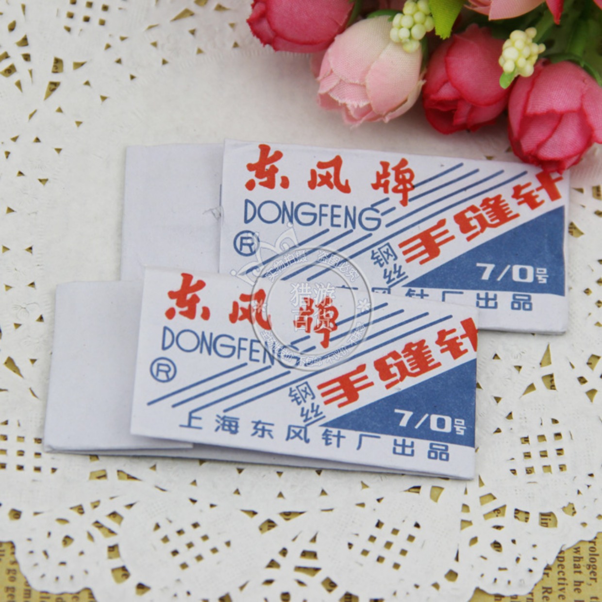 Túi giấy Dongfeng sắt kim May quilt kim 7/0 khâu tay dài 7cm kim kim ràng buộc dài - Thiết bị sân khấu đèn led nháy xanh đỏ