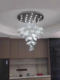 Light Luxury Living Room Personalized Chandelier Designer Simple Creative Crystal Ring Dining Room Bedroom Villa Duplex Chandelier