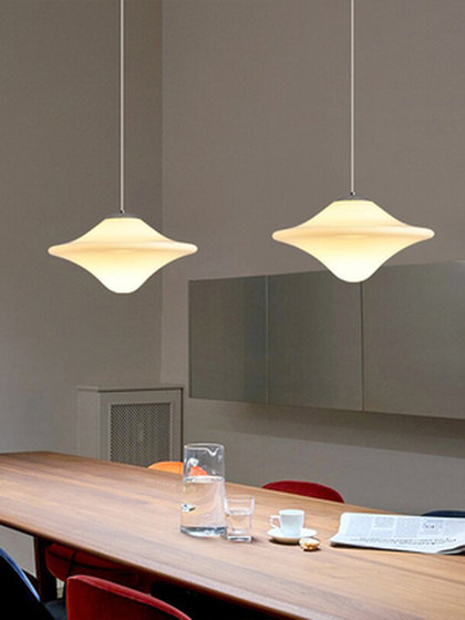 Minimalist Living Room Chandelier, Modern Simple Designer Cream-Style Lighting, Ufo Dining Room Master Bedroom Lamp, Smart Voice Control