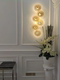 Italian Light Luxury Bedroom Bedside Crystal Wall Lamp All-Copper Living Room Background Wall Hotel Model Room Corridor Aisle Lamp