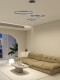 Luxury Chandelier for Villa with High Ceiling, Large Chandelier for Living Room, Modern Minimalist Chandelier, Hollow Ring Staircase Light