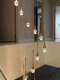 Internet-Famous Small Waist Chandelier, Staircase Chandelier, Villa Rotating Light Luxury Lighting, Duplex Floor Living Room Lamp, High-End Crystal Lamp