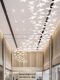 Hotel Lobby Bird Crystal Chandelier Duplex Building Lobby High Ceiling Restaurant Light Spiral Staircase Decorative Large Chandelier