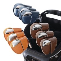 Japanese and Korean outdoor golf PU leather club set golf iron set iron set cap set club head cover iron set