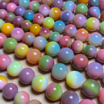 Xiaozhujia natural full meat salt source agate hand string old material bracelet pendant loose beads Candy color sugar Buddha head eight treasures