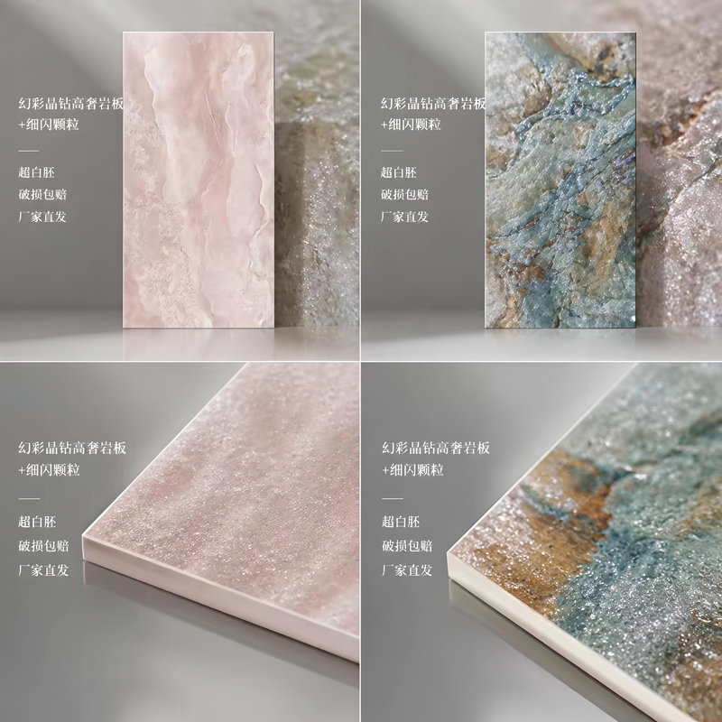 Positioning of Colored Crystal Stone for Villa Interior Decoration, Hotel Ktv Tv Background Wall, Marble Texture Wall and Floor, Rock Slab Tiles Positioning of Colored Crystal Stone for Villa Interior Decoration, Hotel Ktv Tv Background Wall, Marble Texture Wall and Floor, Rock Slab Tiles