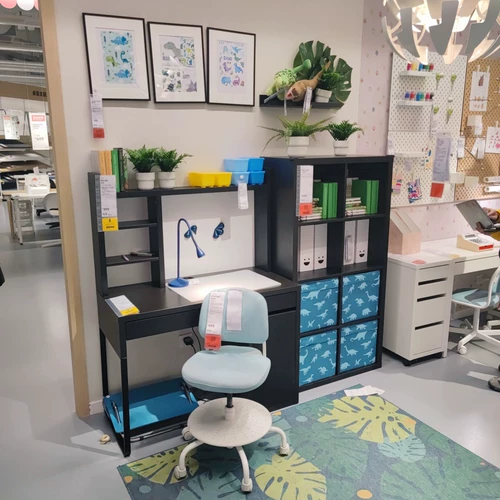 Ikea Mike Workbench's Computer Desk Детская учебная стола Офис офис офис офис 105x50 см.