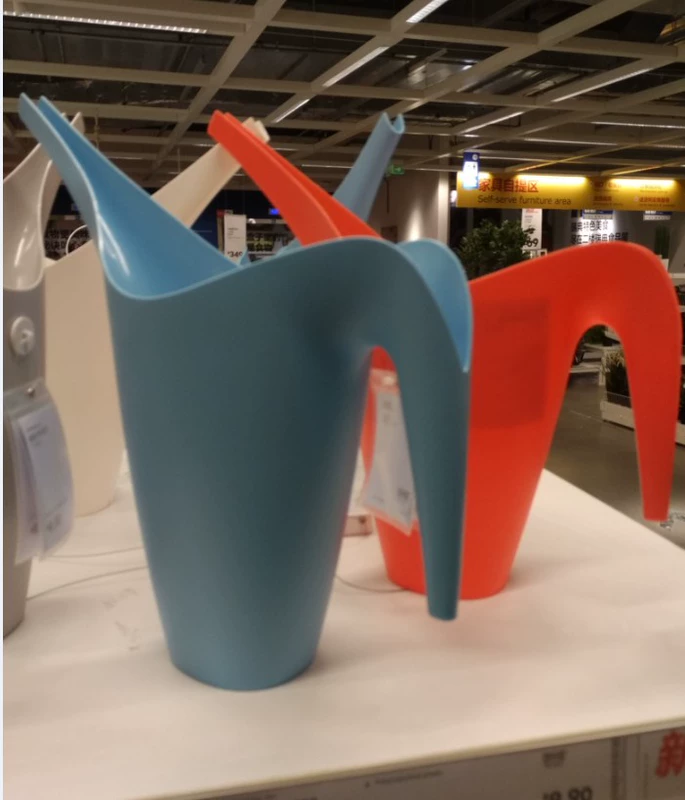 Ưu đãi đặc biệt tưới nước IKEA Vallo có thể làm vườn cung cấp tưới nước có thể tưới nước tưới hoa có thể tưới chậu dài miệng nhiều màu