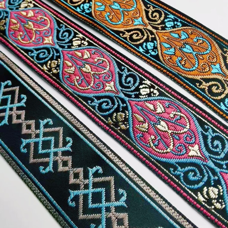 3cm wide ethnic style lace ribbon DIY clothing decoration home fabric curtain decoration accessories clothing and pants extension