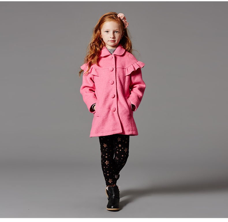 Manteau pour fille DEESHA en mélange - Ref 2161963 Image 21