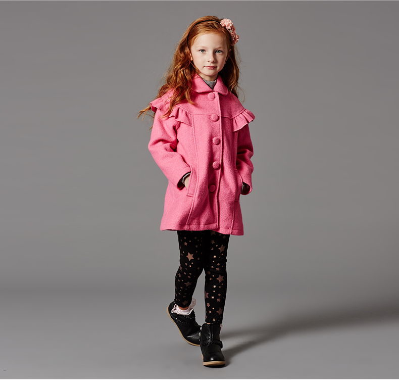 Manteau pour fille DEESHA en mélange - Ref 2161963 Image 22