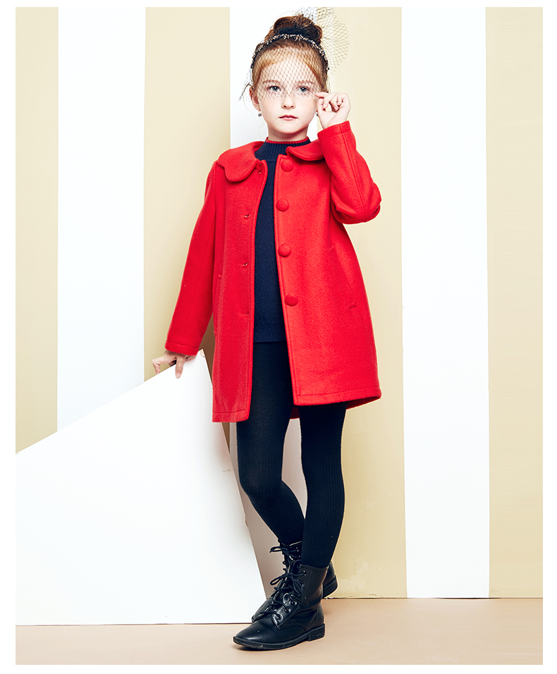 Manteau pour fille DEESHA en laine - Ref 2161740 Image 24