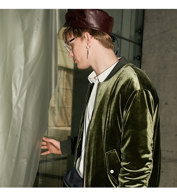 Mark Huafei cotton quần áo nam nhung mùa đông nam mỏng trẻ trung xu hướng ấm áp ngắn đẹp trai giản dị bomber jacket nam