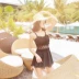 Áo tắm nữ bảo thủ Hàn Quốc che bụng thon gọn ngực nhỏ tập hợp áo tắm một mảnh mùa xuân nóng bỏng cỡ lớn cổ tích áo tắm nữ Bộ đồ bơi One Piece