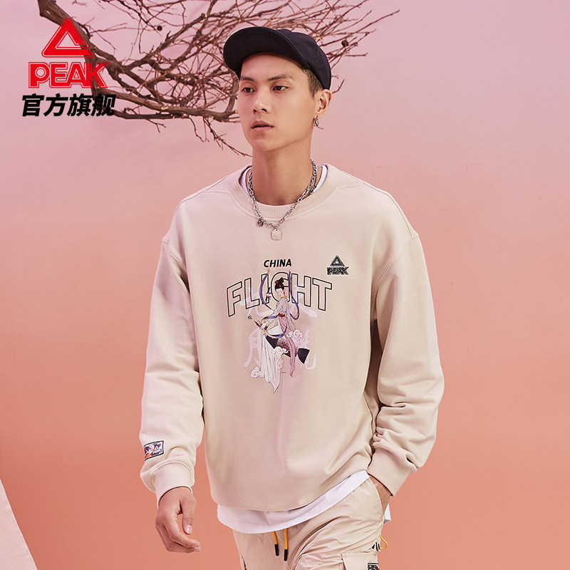 (Wu Lei's share) Pickup China Power 2022 Spring new men's knitted round neck thick cotton T fashion blouses