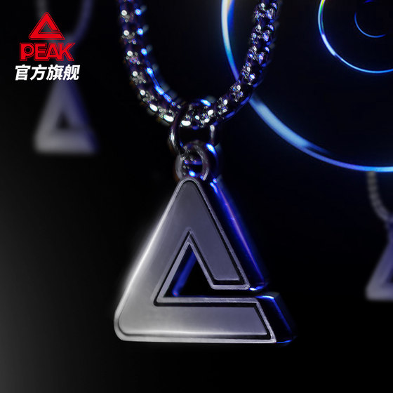 Peak classic large triangle necklace for men and women new silver pendant LOGO style