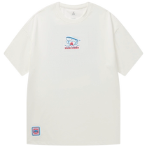 Peak antibacterial technology | Environmentally friendly technology round neck short-sleeved T-shirt 2024 summer new loose sports top for women