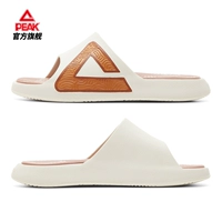 【Женский стиль】 A-Contrast Color-Canvas White/Toffin Brown