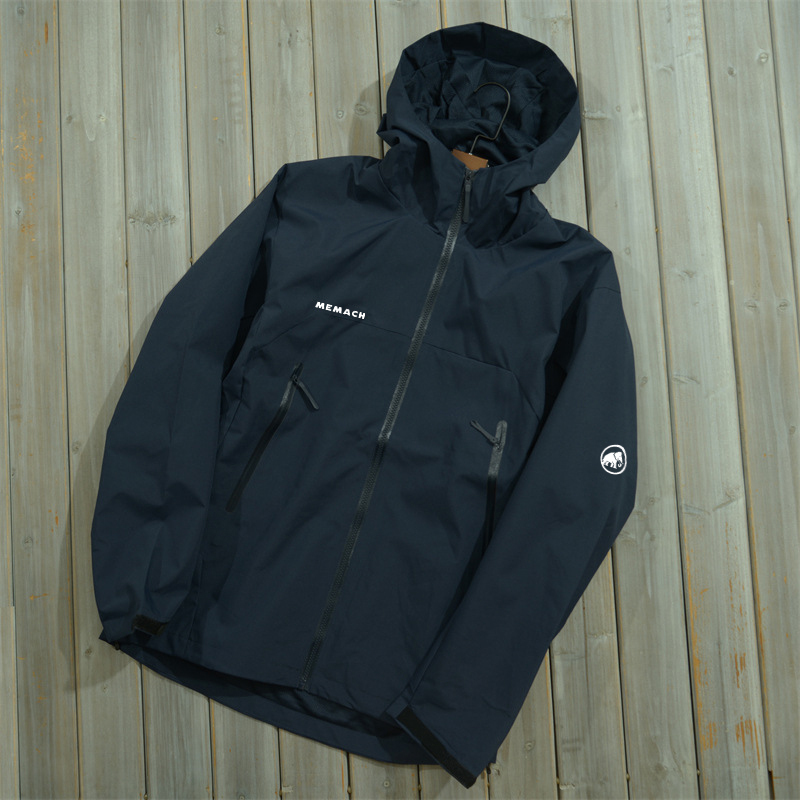 26 Spring New Mammoth Glacier Elephant Jacket Men's Sports Outdoor Windproof Hooded Jacket Casual Waterproof Jacket