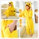 Phim hoạt hình khủng long đồ ngủ một mảnh flannel Pikachu động vật dễ thương cặp đôi san hô nhung người lớn dành cho nữ mùa thu và mùa đông đồ đôi nam nữ