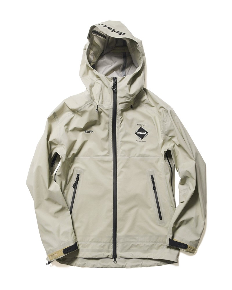 FCRB 23SS 3LAYER WARM UP JACKET Mサイズ 四季出品现货FCRB 3LAYER WARM UP JACKET连帽防水冲锋衣男款23SS评价