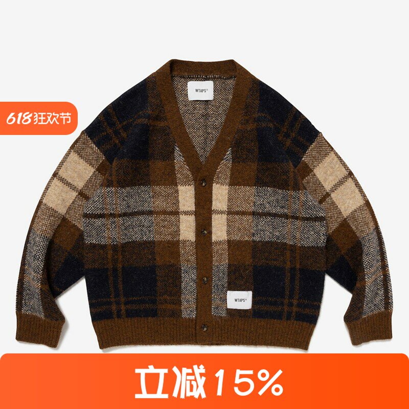 四季出品国仓WTAPS PALMER BVO SWEATER WOPL针织开衫毛衣男25AW评价