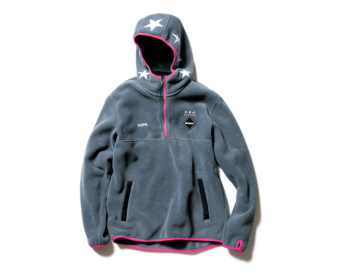 四季出品現貨FCRB POLARTEC FLEECE HALF ZIP STAR絨絨衛衣男16AW 四季出品現貨FCRB POLARTEC FLEECE HALF ZIP STAR絨絨衛衣男16AW