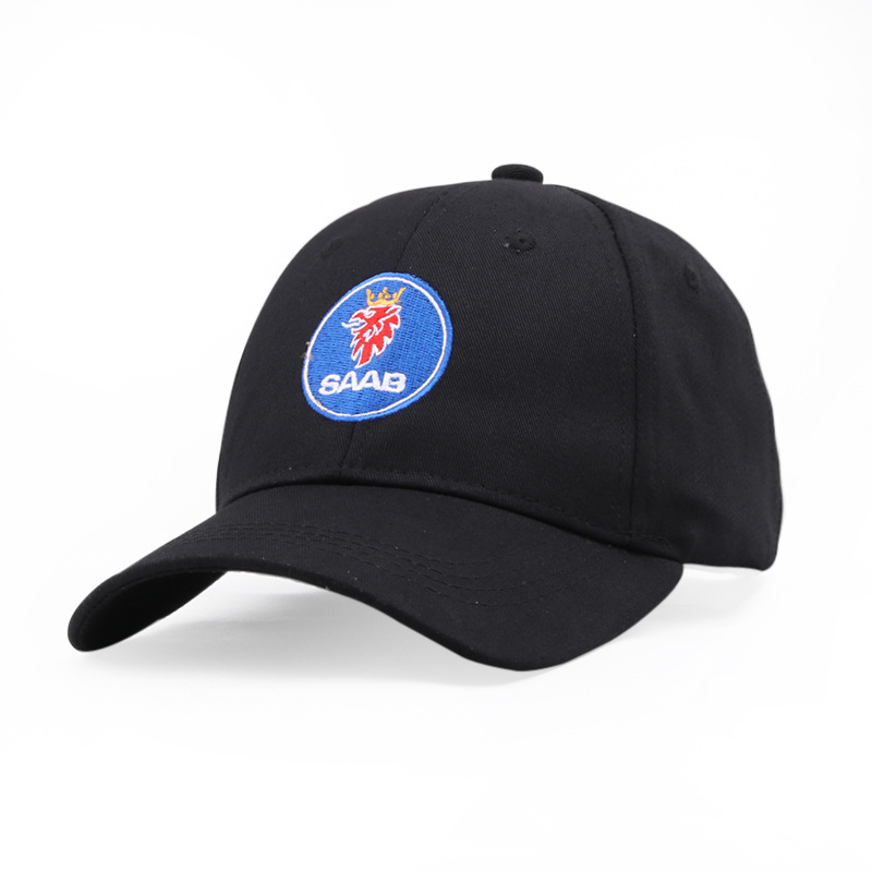 Swedish Saab SAAB Auto Label baseball cap F1 car hooked up to Han version Truck Driver Hat Duck Tongue Cap