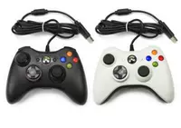 Màu đen và trắng với bộ điều khiển trò chơi cáp xbox 360 Xử lý máy tính PC - XBOX kết hợp tay cầm pubg