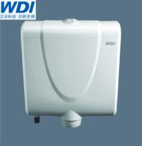 WDI squatting toilet water tank wall-mounted ultra-quiet water tank double press ultra-thin anti-odor Squat punch tank