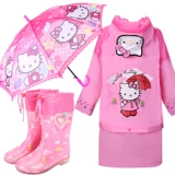 Hello kitty, детский дождевик, ранец для школьников и студентов, с печатью вашего логотипа, увеличенная толщина