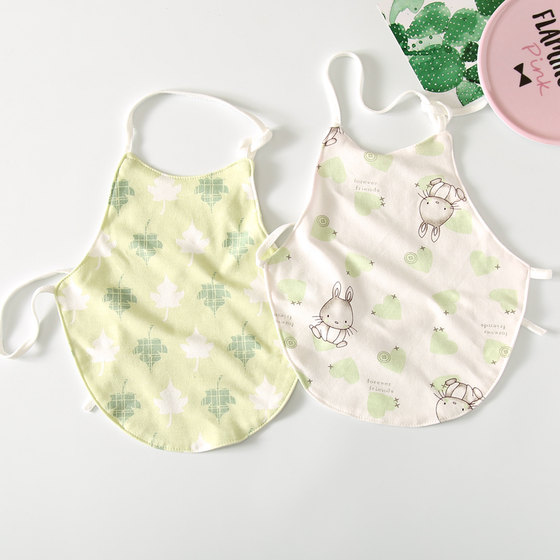 Baby apron pure cotton summer thin newborn double-layer belt belly protection baby anti-cold child belly protection belly circumference