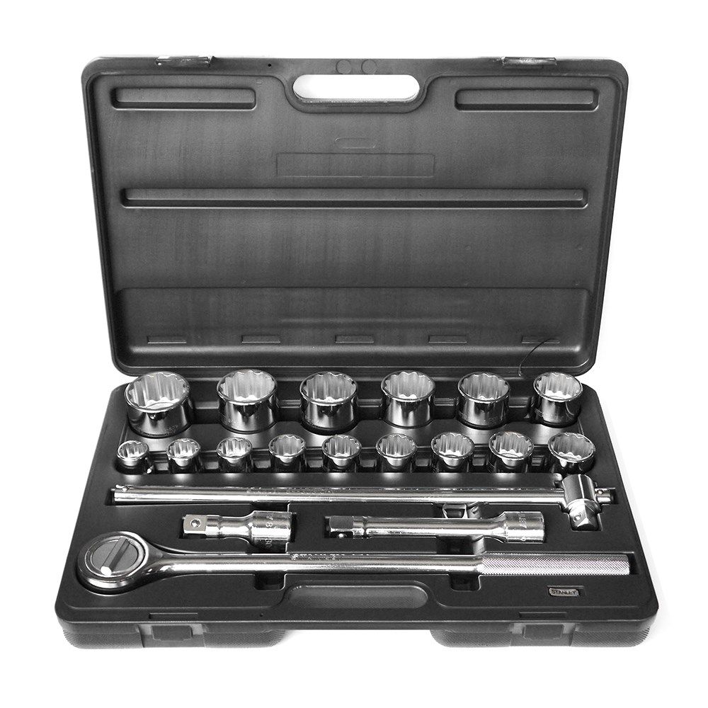 Stanley 19-piece set 19MM series metric set auto repair auto maintenance tool sleeve set 89-101-23C