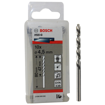 German Bosch High Speed Steel Twist Drill Bit Straight Shank Round Shank Metal Electric Drill Perforated Drill Bit hole drill bit 4 5mm