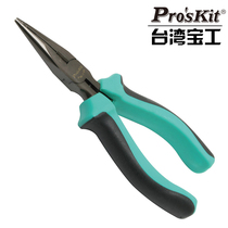 Taiwans Baoworkers PM-736 sharp-mouth pliers sharp-mouth pliers long mouth electronic pliers bicolor with tooth tip pliers