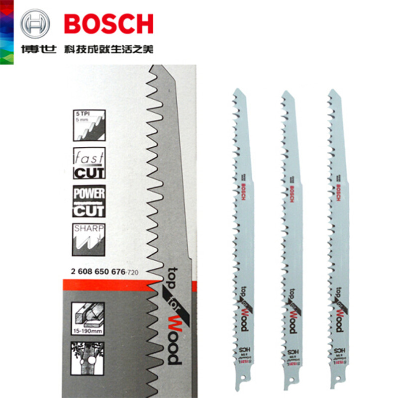 Bosch original imported S1531 L knife sawblade reciprocating saw blade 240 MM tree wood branch cutting