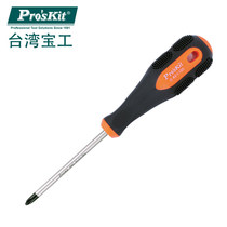 Taiwanese treasure 9SD-207B imports bicolor soft handle Cross driver screwdriver 6 * 100mm
