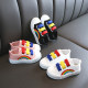 Children's canvas shoes 2024 spring and autumn new girls' shoes boys' white shoes baby sneakers rainbow girls' single shoes