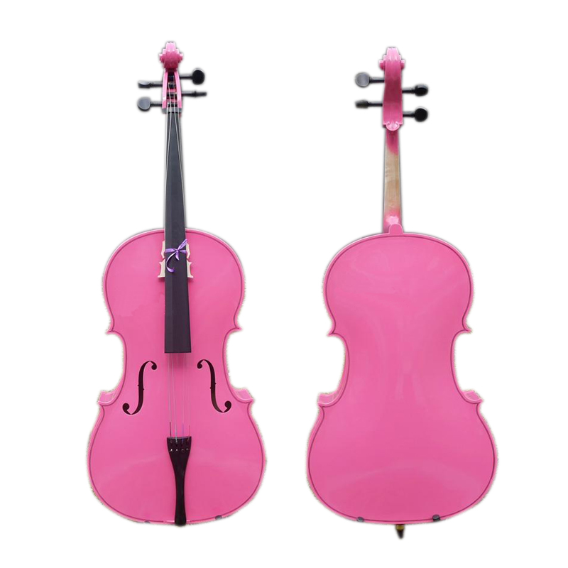 Basswood splint practice cello beginner adult children test grade color white black pink cello